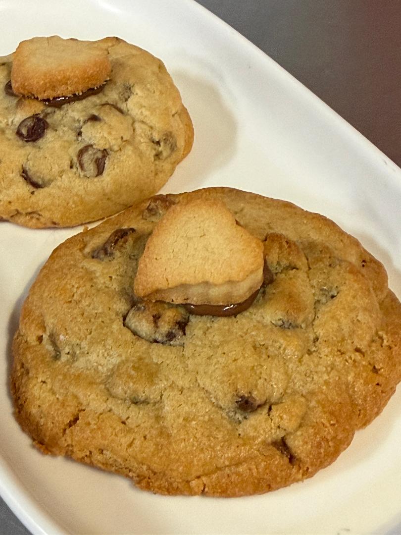 Nutella Heart Cookie